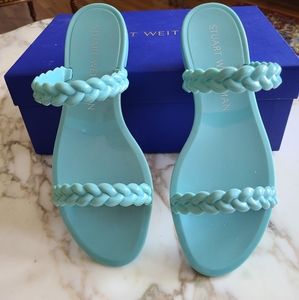 STUART WEITZMAN BRAIDA SAWYER JELLY SANDAL